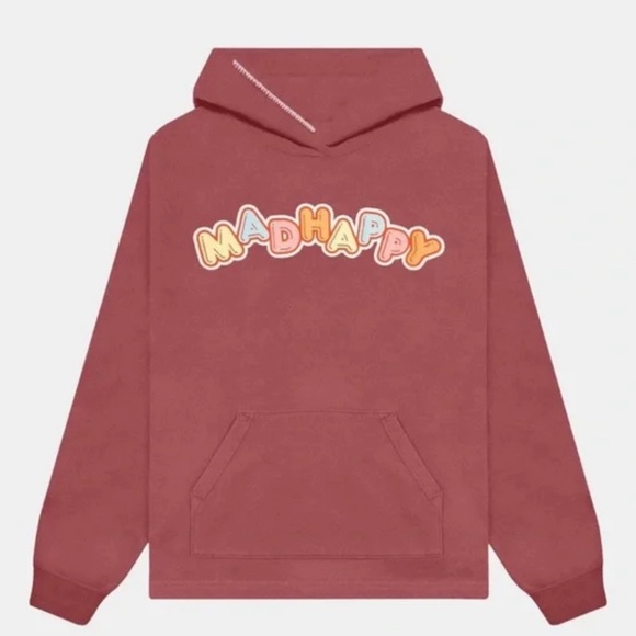 Madhappy Tops - Madhappy Burgundy Sweatshirt